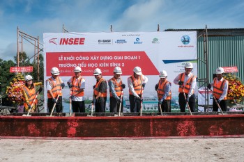 INSEE Vietnam joins hands to bring a new school to over 700 pupils in Kien Luong District, Kien Giang Province